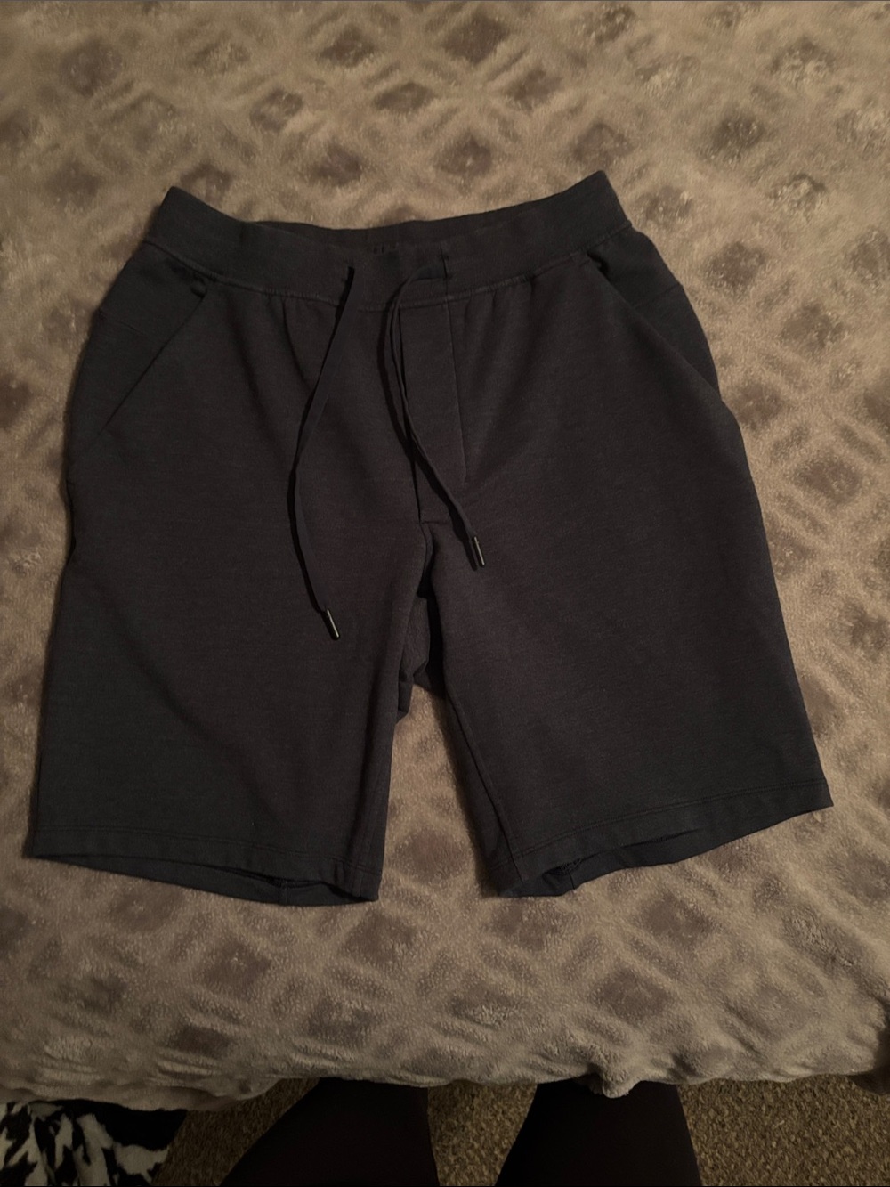 Express Men's Black Athletic Drawstring Shorts